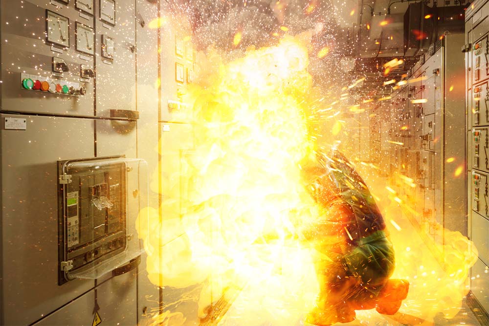Arc flash safety technique