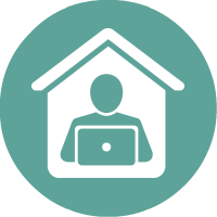 green access to employee exposure record icon