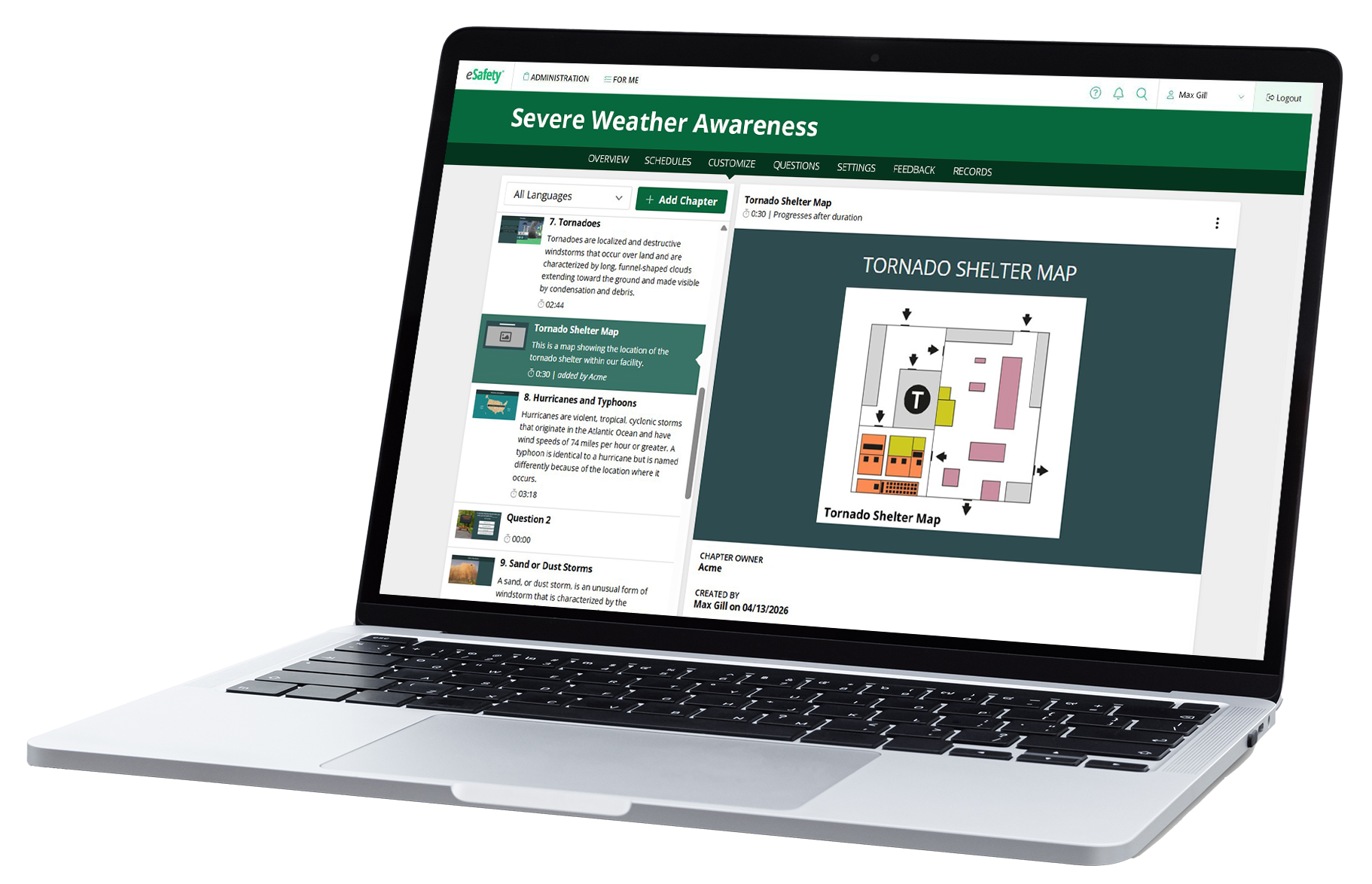 Customize CustomChapters 01